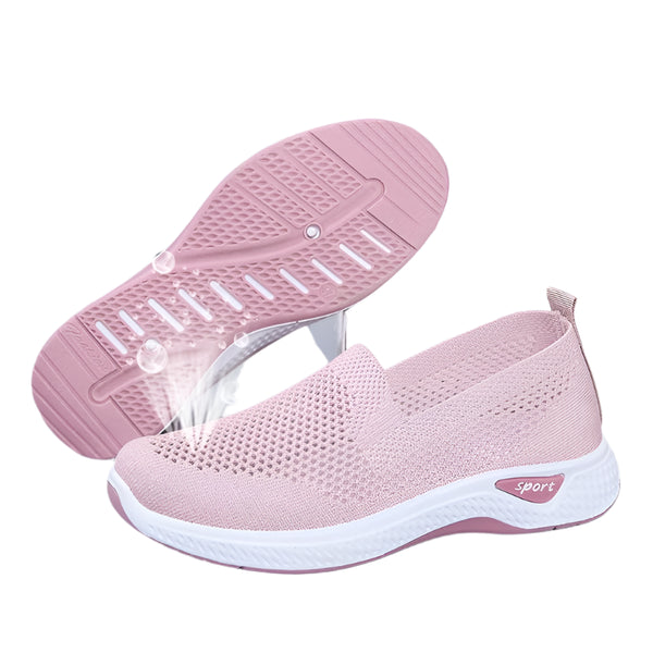 Women's Lightweight Breathable Casual Sneakers – Soft, Non-Slip, Outdoor Flats 2025