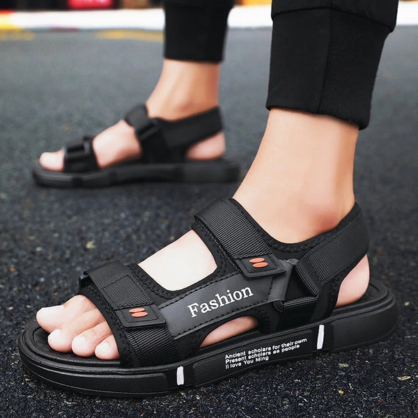 Men Sandals Summer Leisure Beach Holiday Sandals Men Shoes 2023 New Outdoor Sneakers Male Retro Comfortable Casual Sandals Men