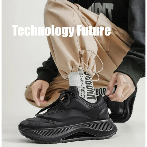 Men Sneaker Designers Sports Shoes Men Student High Quality Vulcanized Shoes Lace UP Soft Soles Outdoors Platform Running Shoes
