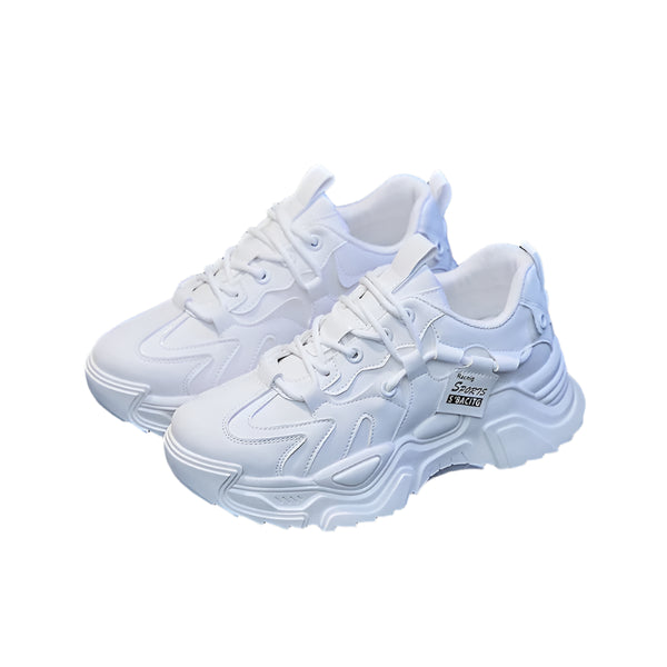 Women's White Chunky Sneakers – 2025 Designer