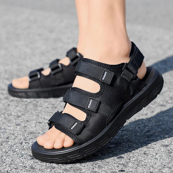 A Pair of Men's Sandals, Summer New Trendy Sports Outer Wear, Non-Slip, Wear-Resistant, Soft-Soled Driving, Cool Beach Shoes for Men