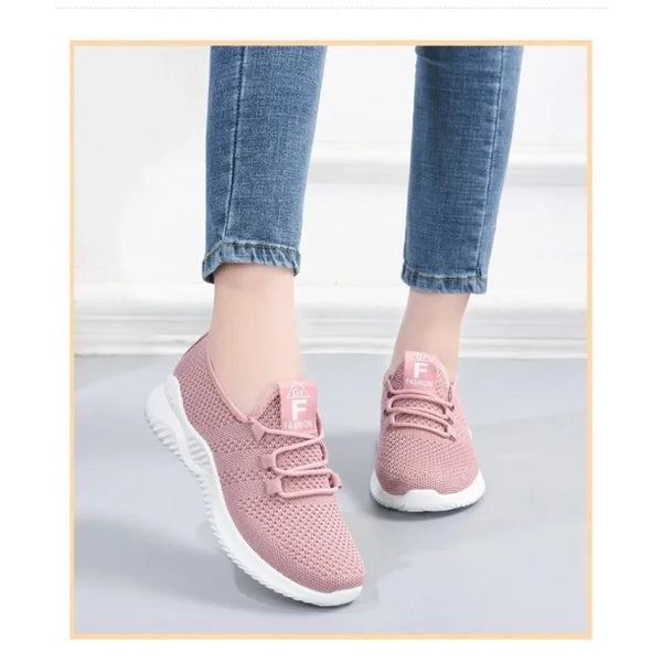 2025 Women's Casual Sneakers Summer Comfortable Breathable Platform Shoes Fashion Women Versatile Lace-up Shoe кроссовки женские