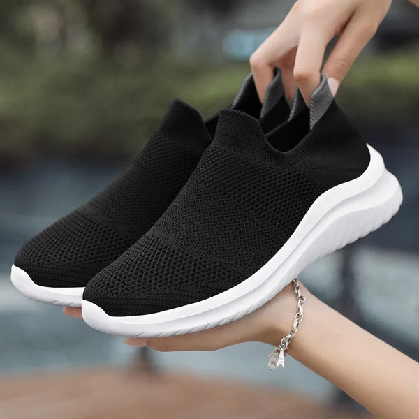 Women's Sneaker Fashion 2025 Trend Ladies Shoes Flat Sneakers Women Casual Shoes Slip On Walking Zapatos De Mujer Women Sneakers