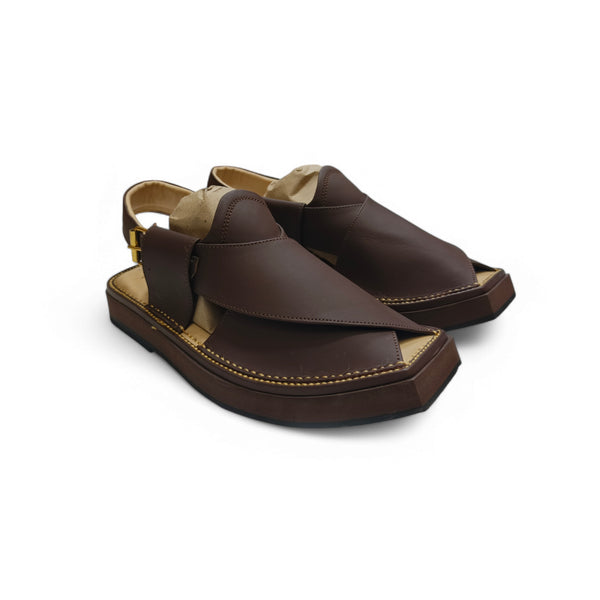 Smart Brown Traditional Kaptan Chappal
