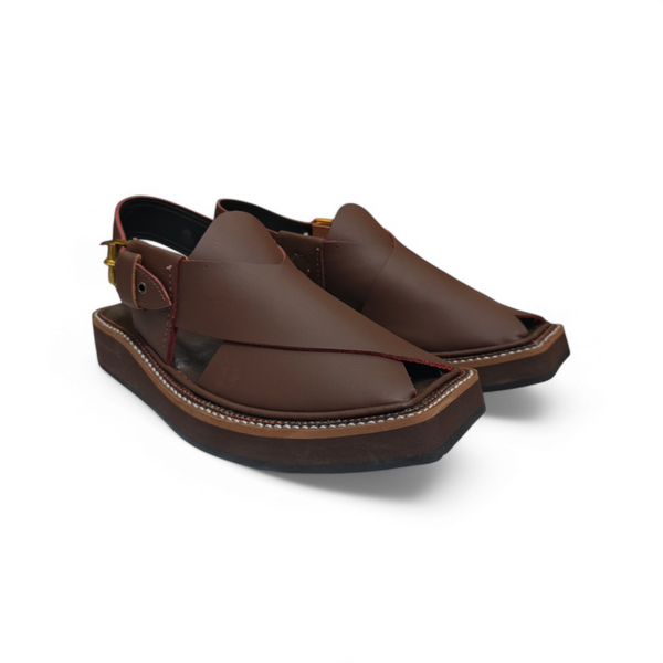 Premium Brown Kaptaan Chappal – Step into Millionaire Style